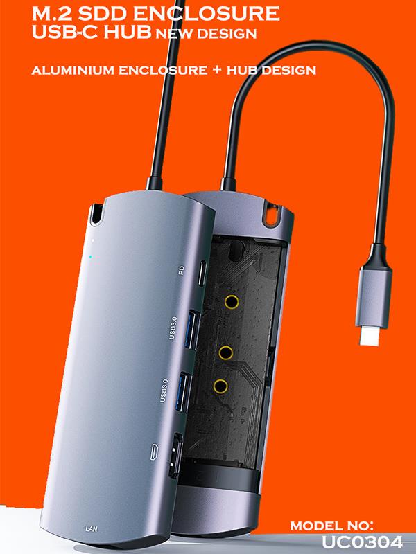 Usb Type C M.2 Nvme Ssd Enclosure Adapter