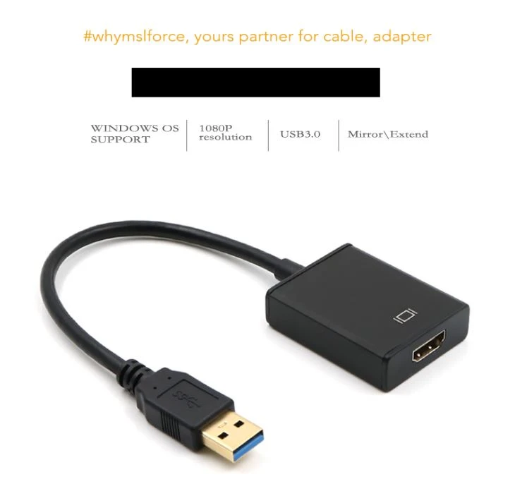 USB3.0 To HDMI HD1080 Adpater