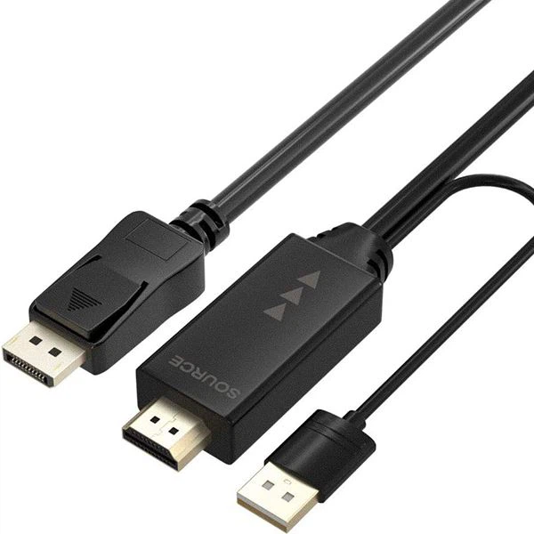 Cáp HDMI To DisplayPort với hệ thống nguồn USB 4K@30Hz